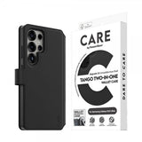 CARE by PanzerGlass Samsung Galaxy S25 Ultra Etui Tango Two-in-One Wallet MagSafe Svart