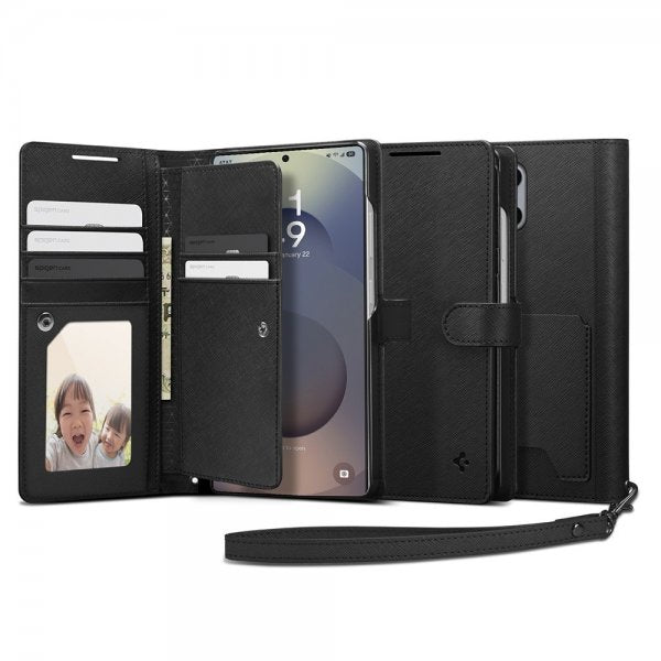 Spigen Samsung Galaxy S25 Ultra Etui Wallet S Svart