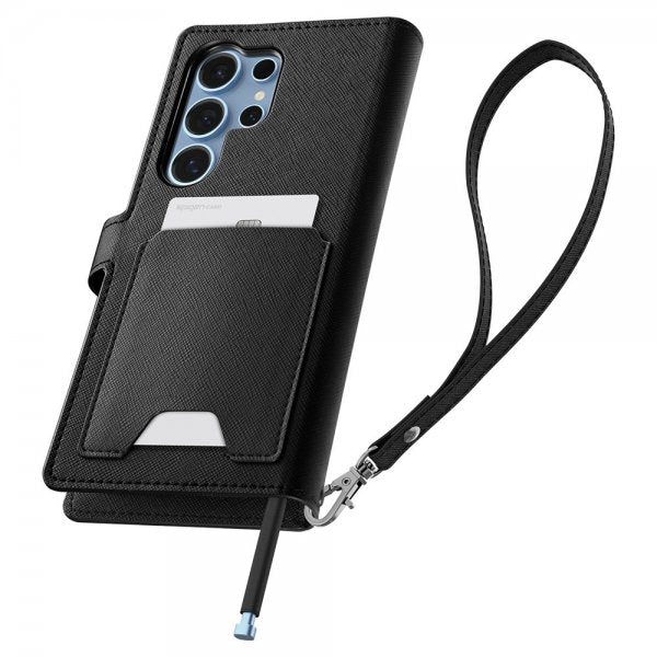 Spigen Samsung Galaxy S25 Ultra Etui Wallet S Svart
