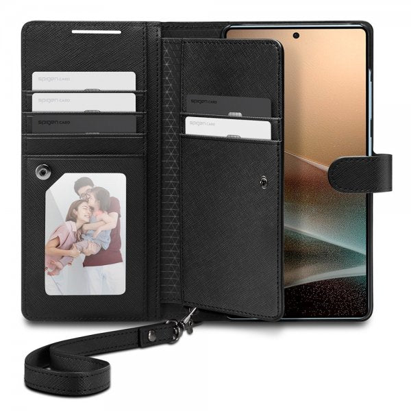 Spigen Samsung Galaxy S25 Ultra Etui Wallet S Svart