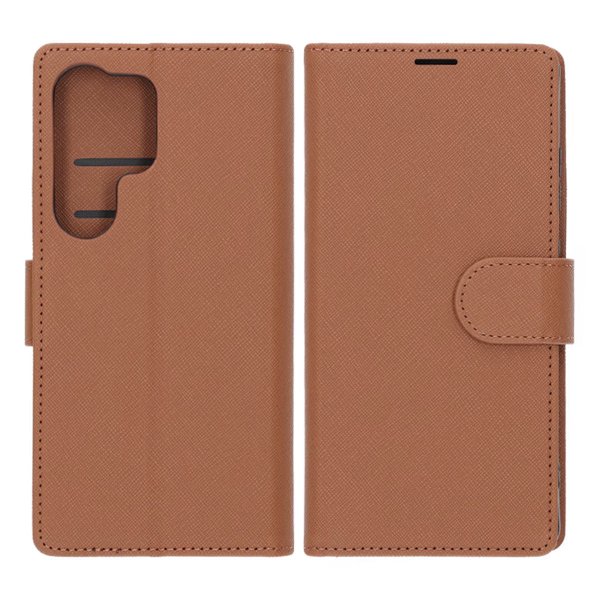 Samsung Galaxy S25 Ultra Etui 3 Kortlomme Brun