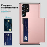 Samsung Galaxy S25 Ultra Deksel Card Slide Grønn