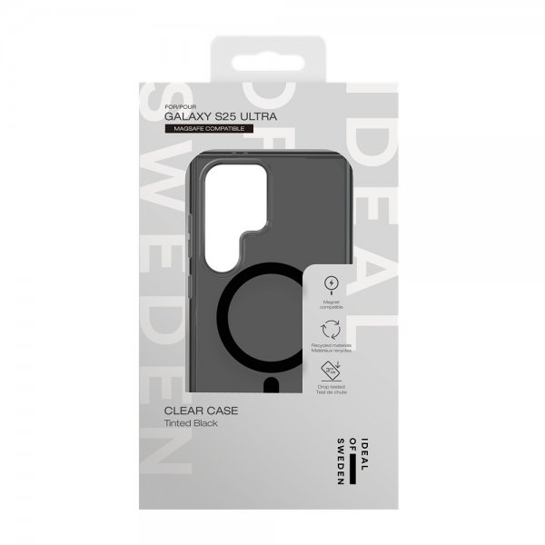 Ideal of Sweden Samsung Galaxy S25 Ultra Deksel Clear Case MagSafe Tinted Black