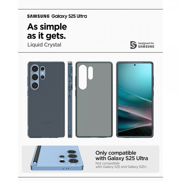 Spigen Samsung Galaxy S25 Ultra Deksel Liquid Crystal Space Crystal