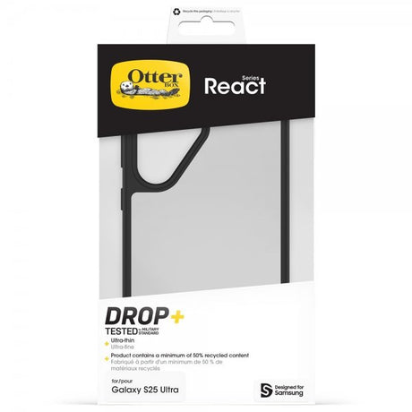 Otterbox Samsung Galaxy S25 Ultra Deksel React Black Crystal