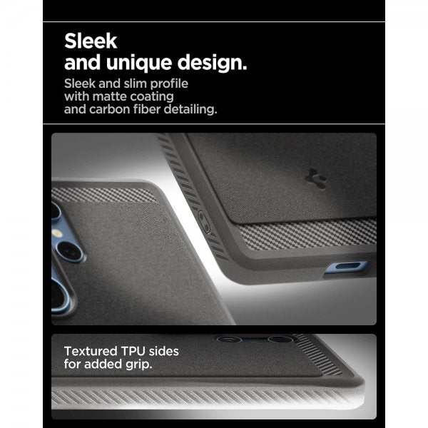 Spigen Samsung Galaxy S25 Ultra Deksel Rugged Armor MagFit Marble Gray