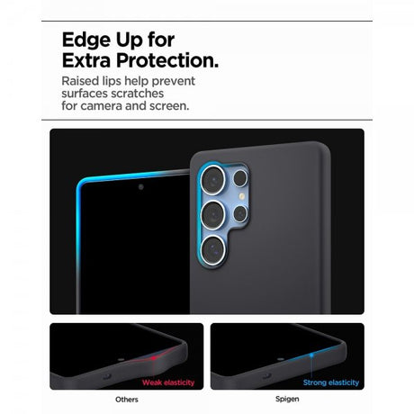 Spigen Samsung Galaxy S25 Ultra Deksel Silicone Fit MagFit Svart