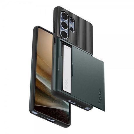 Spigen Samsung Galaxy S25 Ultra Deksel Slim Armor CS Abyss Green