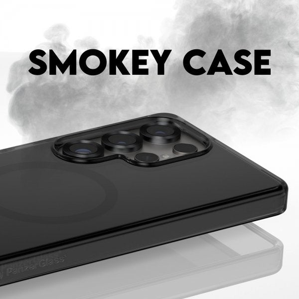 CARE by PanzerGlass Samsung Galaxy S25 Ultra Deksel Smokey MagSafe Svart