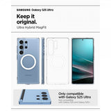 Spigen Samsung Galaxy S25 Ultra Deksel Ultra Hybrid MagFit Clear White