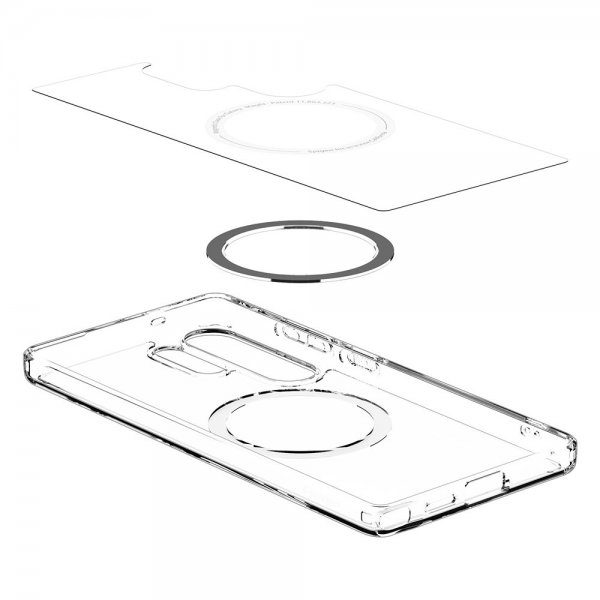 Spigen Samsung Galaxy S25 Ultra Deksel Ultra Hybrid MagFit Clear White