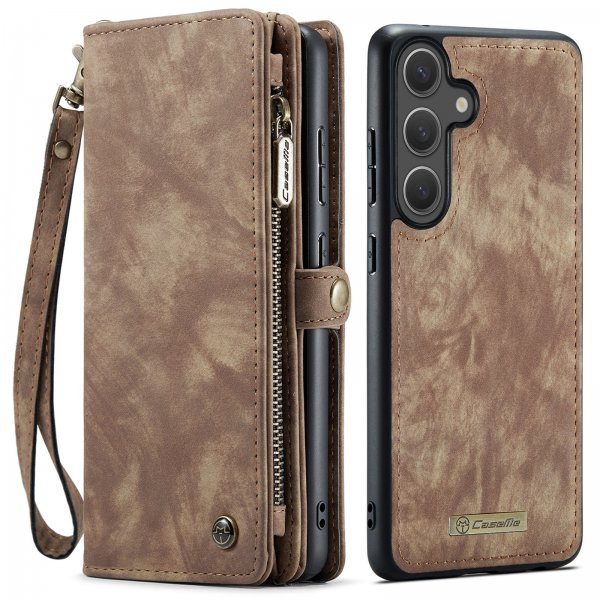 CaseMe Samsung Galaxy S26 Etui 008 Series Avtakbart Deksel Brun