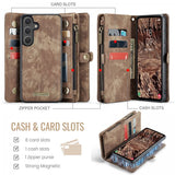 CaseMe Samsung Galaxy S26 Etui 008 Series Avtakbart Deksel Brun