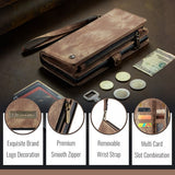 CaseMe Samsung Galaxy S26 Etui 008 Series Avtakbart Deksel Brun