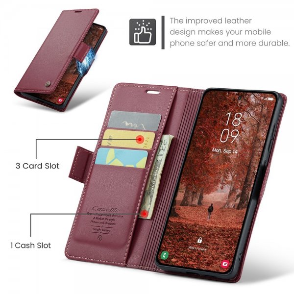CaseMe Samsung Galaxy S26 Etui 023 Series Rød