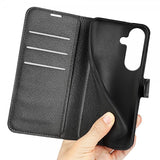 Samsung Galaxy S26 Etui Litchi Svart