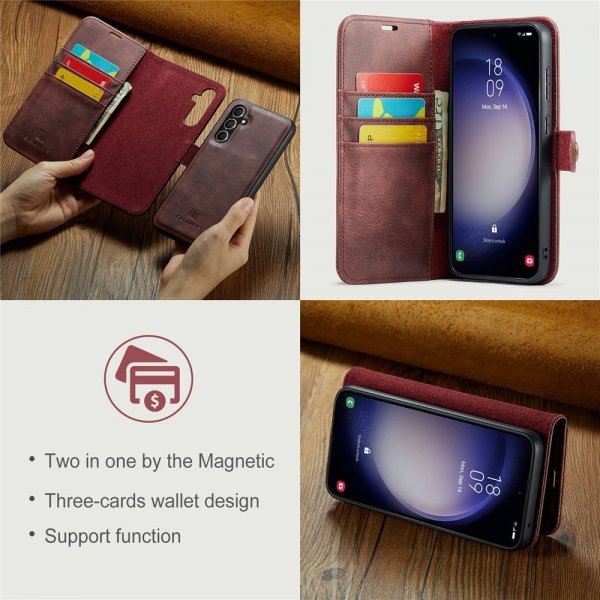 Dg.Ming Samsung Galaxy S26 Etui Avtagbart Deksel Rød