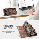 CaseMe Samsung Galaxy S26 Plus Etui 008 Series Avtakbart Deksel Brun