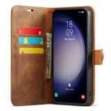 Dg.Ming Samsung Galaxy S26 Plus Etui Avtagbart Deksel Brun