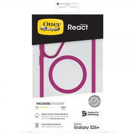 Otterbox Samsung Galaxy S26 Plus Deksel React MagSafe Rose Crystal