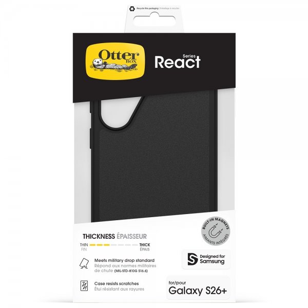 Otterbox Samsung Galaxy S26 Plus Deksel React MagSafe Svart