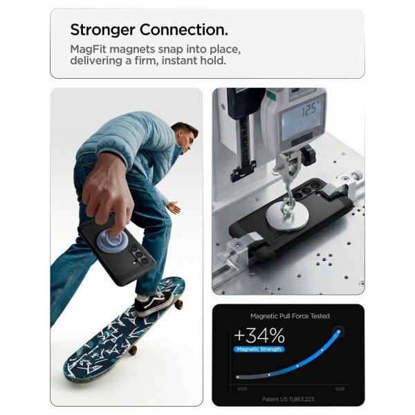 Spigen Samsung Galaxy S26 Plus Deksel Tough Armor MagFit Svart