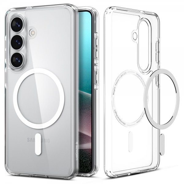 Spigen Samsung Galaxy S26 Plus Deksel Ultra Hybrid MagFit Clear White