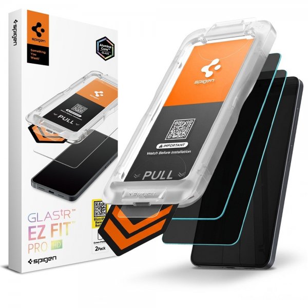 Spigen Samsung Galaxy S26 Plus Skjermbeskytter GLAS.tR EZ Fit Pro Privacy 2-pakning