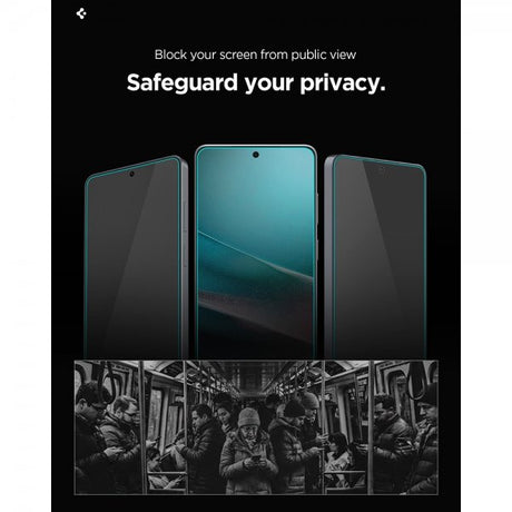Spigen Samsung Galaxy S26 Plus Skjermbeskytter GLAS.tR EZ Fit Pro Privacy 2-pakning