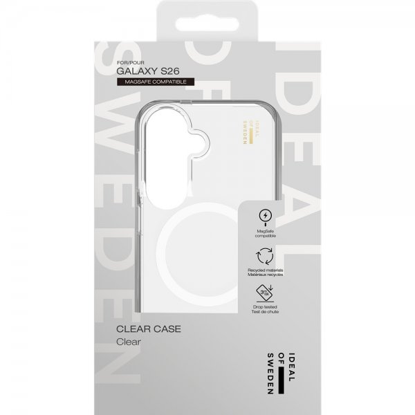 Ideal of Sweden Samsung Galaxy S26 Deksel Clear Case MagSafe Transparent
