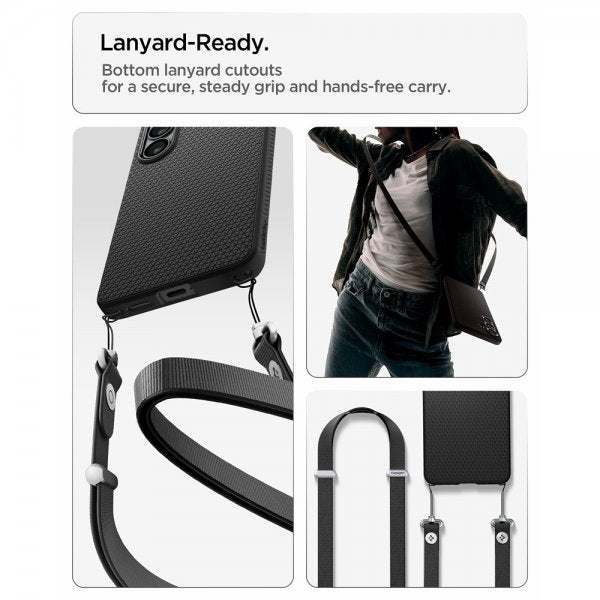 Spigen Samsung Galaxy S26 Deksel Liquid Air Matte Black