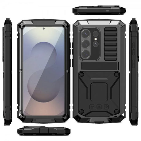 R-JUST Samsung Galaxy S26 Deksel Metall Støtsikker Svart