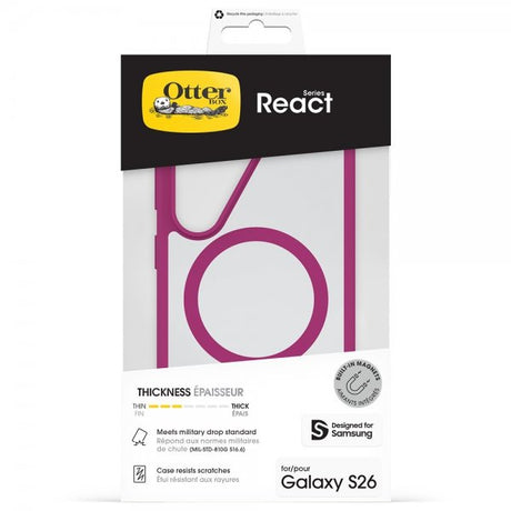 Otterbox Samsung Galaxy S26 Deksel React MagSafe Rose Crystal