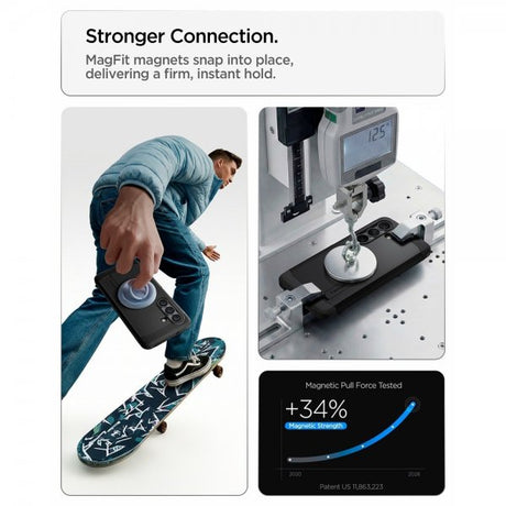 Spigen Samsung Galaxy S26 Deksel Tough Armor MagFit Svart