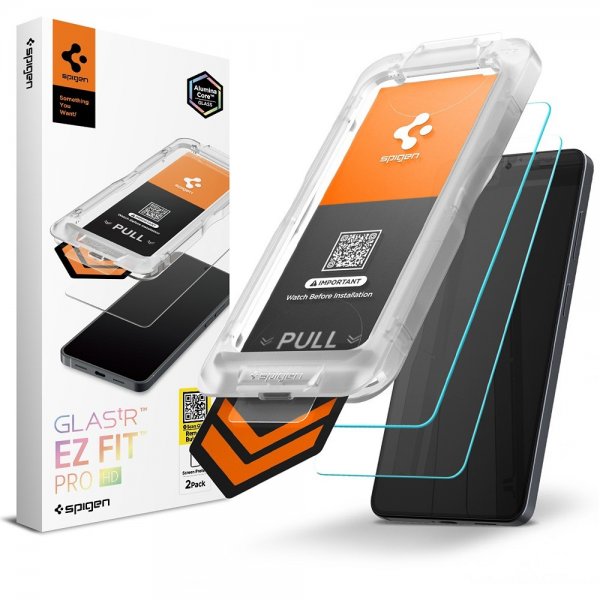 Spigen Samsung Galaxy S26 Skjermbeskytter GLAS.tR EZ Fit Pro 2-pakning