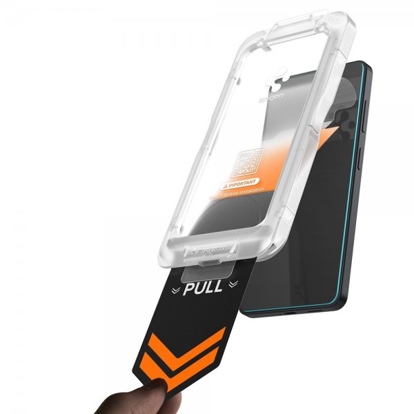 Spigen Samsung Galaxy S26 Skjermbeskytter GLAS.tR EZ Fit Pro Privacy 2-pakning
