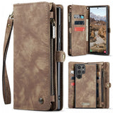 CaseMe Samsung Galaxy S26 Ultra Etui 008 Series Avtakbart Deksel Brun