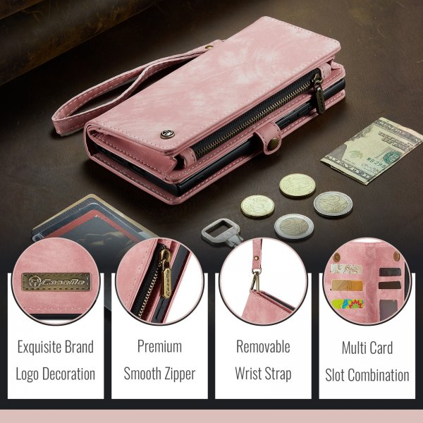 CaseMe Samsung Galaxy S26 Ultra Etui 008 Series Avtakbart Deksel Rosa