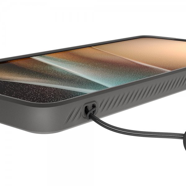 Spigen Samsung Galaxy S26 Ultra Deksel Liquid Air Marble Gray