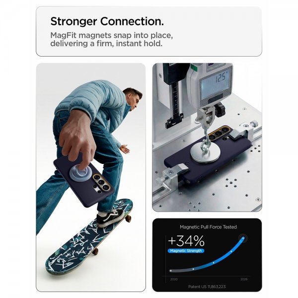 Spigen Samsung Galaxy S26 Ultra Deksel Nano Pop MagFit Blueberry Navy