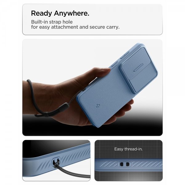 Spigen Samsung Galaxy S26 Ultra Deksel Optik Armor Light Blue