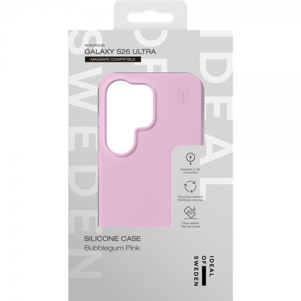 Ideal of Sweden Samsung Galaxy S26 Ultra Deksel Silicone Case MagSafe Bubblegum Pink