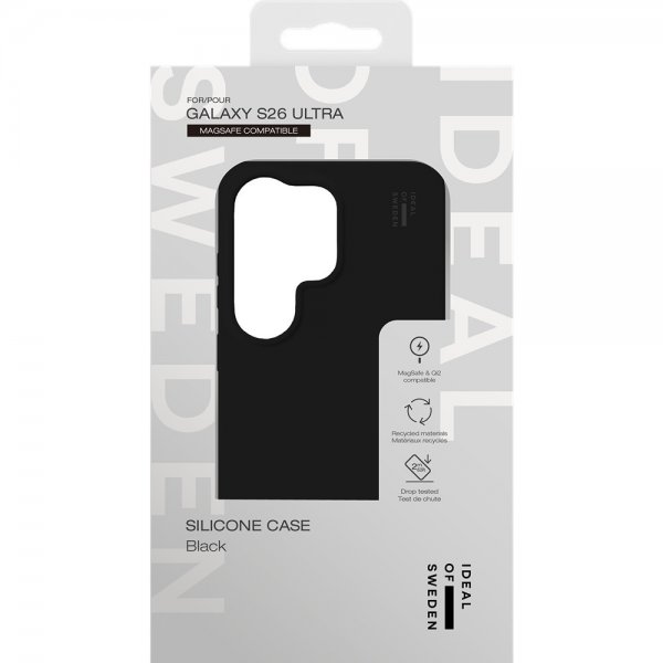 Ideal of Sweden Samsung Galaxy S26 Ultra Deksel Silicone Case MagSafe Svart