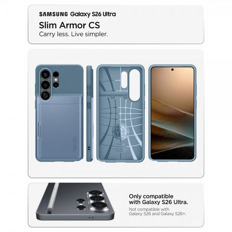 Spigen Samsung Galaxy S26 Ultra Deksel Slim Armor CS Light Blue