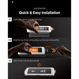 Spigen Samsung Galaxy S26 Ultra Skjermbeskytter GLAS.tR EZ Fit Pro Privacy 2-pakning