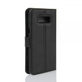 Samsung Galaxy S8 Plus Etui Litchi Svart