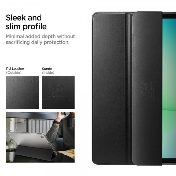 Spigen Samsung Galaxy Tab A9 Plus/Galaxy Tab A11 Plus Etui Smart Fold Svart