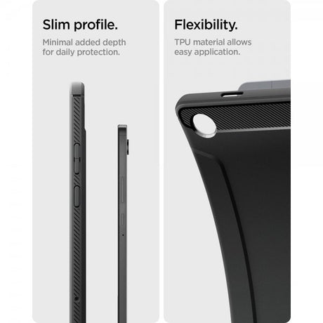 Spigen Samsung Galaxy Tab A9 Plus/Galaxy Tab A11 Plus Deksel Rugged Armor Matte Black