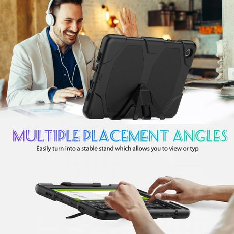 Samsung Galaxy Tab A9 Plus/Tab A11 Plus Deksel Heavy Duty Armor Svart
