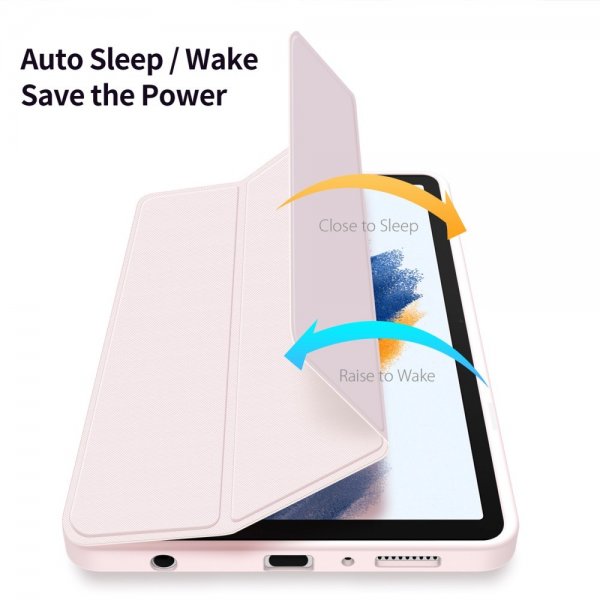Dux Ducis Samsung Galaxy Tab A9 Etui TOBY Series Rosa